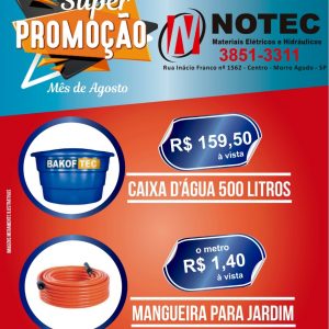 Promoções especiais do mês de agosto!