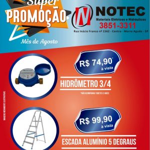 Promoções especiais do mês de agosto!